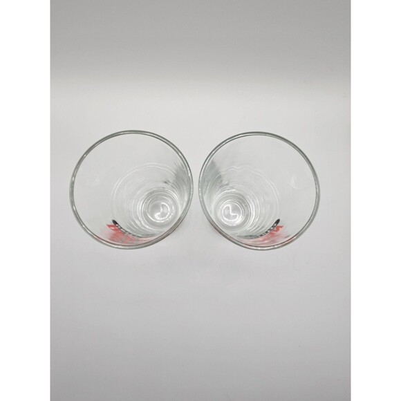 Libbey Glass Red Robin Grill & Spirits Tumblers Set Of 2 Tall Drinking Glasses - Picture 4 of 5